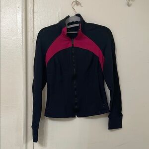 Bebe Sport Black and Fuchsia Jacket